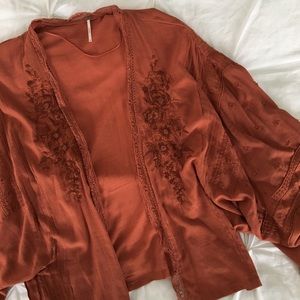 Free People beaded cover top